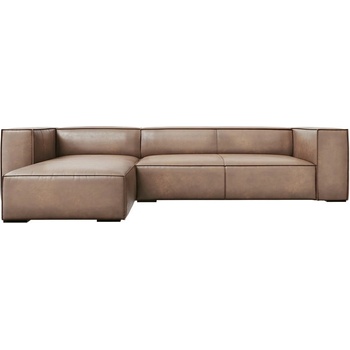 Windsor & Co Sofas kožená rohová pohovka ľavý roh Madame Svetlo hnedá