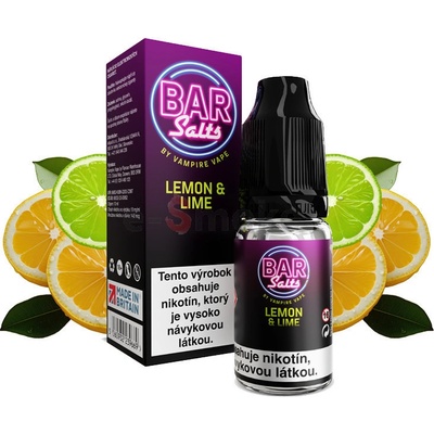 Vampire Vape Bar Salts Lemon Lime 10 ml 20 mg