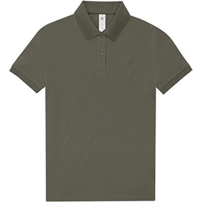 B&C Dámske polo tričko PW463 Camo Green