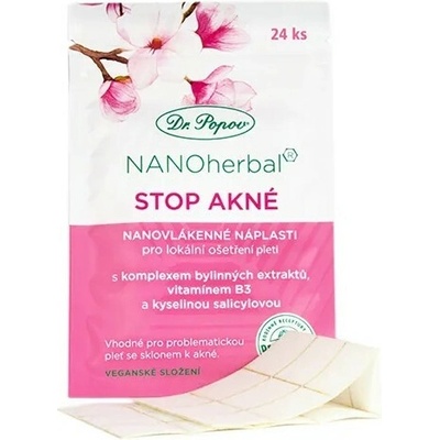 DR.POPOV Nanonáplast STOP AKNÉ 24 ks