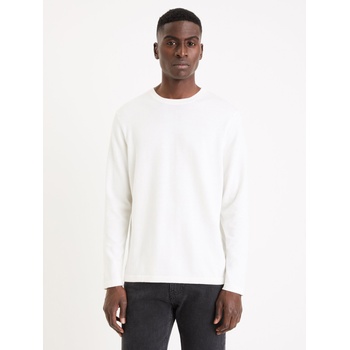 Celio Бял мъжки основен пуловер Celio Gewells Celio | Byal | МЪЖЕ | XXL