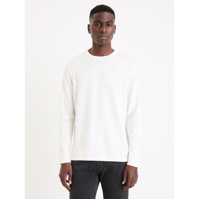 Celio Бял мъжки основен пуловер Celio Gewells Celio | Byal | МЪЖЕ | XXL