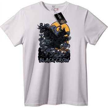 NOONEBRAND Тениска Черен Гарван Луна - M, Black