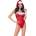 Cottelli Collection X-Mas Powernet Body & Hat 2644967 Red S/M