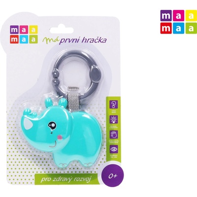 Maamaa Chrastítko nosorožec 21,5 cm