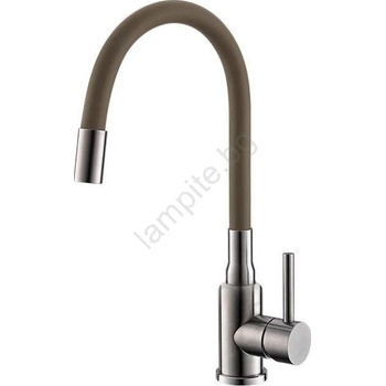 Alveus 1144428 -Кран за мивка с гъвкаво рамо mintas 34 см месинг/бежов (av0115)