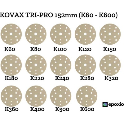 Sada brusných kotoučů Kovax Tri-Pro152 mm