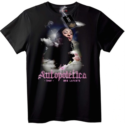 NOONEBRAND Тениска Autopoietica Турне Mon Laferte - 2XL, Black