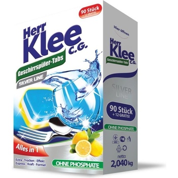 Klee Silver Line All in 1 Tablety do Myčky XXXL 102 ks