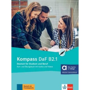 Kompass DaF B2.1 - Hybride Ausgabe allango | Nadja Fügert, Friederike Jin, Klaus Mautsch, Ilse Sander, Nicole Schäfer, Daniela Schmeiser (ISBN: 9783126700054)