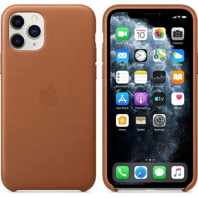 Apple Kožené iPhone 11 Pro Saddle hnedé MWYD2ZM/A