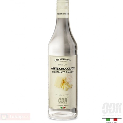 ODK Sirup Bílá čokoláda White chocolate 0,75 l