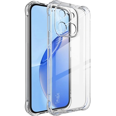 realme IMAK Прозрачен Калъф за Realme 16 Pro 5G - TPU, Airbag, Отвор за ремък, Прозрачен