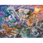 Ravensburger - Puzzle Through the air on the Pegasus - 2 000 piese
