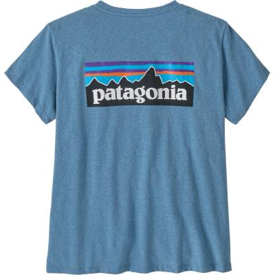 Patagonia Дамска тениска Patagonia Women's P-6 Logo Responsibili-Tee T-shirt - Shore Blue (116-8004-2613)