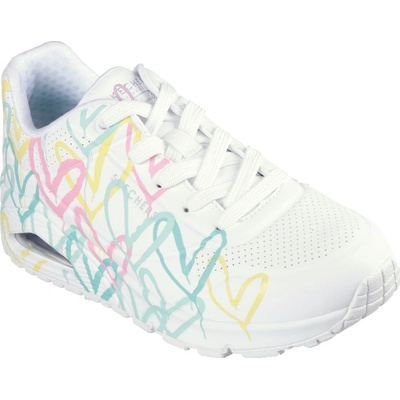 Skechers uno changed love 177982-WMLT bílá – Zboží Mobilmania