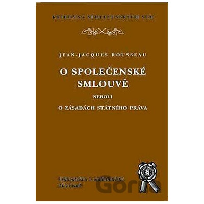 O společenské smlouvě - Jean-Jacques Rousseau