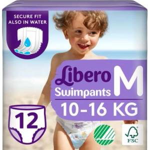 Libero Плувни панталони Плувни памперси 10-16kg M Midi 12pcs (55690)