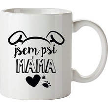 Bohemia Gifts Keramický hrnek jsem psí máma 350 ml