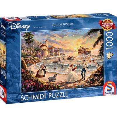 Schmidt Spiele Пъзел Schmidt от 1000 части - Малката русалка - Любовта тържествува (58036)