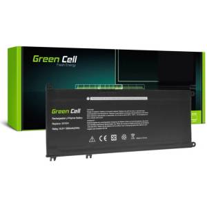 Green Cell Батерия за лаптоп GREEN CELL, Dell 33YDH, Dell Inspiron G3 3579, 3779, G5 5587, G7 7588, 7577, 7773, 7778, 7779, 7786, Latitude 3380, 3480, 3490, 3590, 15.2V, 3400mAh (GC-DELL-33YDH-DE138) - Allstore
