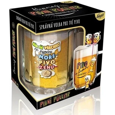Nekupto Dárkový půllitr Pivo mě chápe Rdh 500 ml