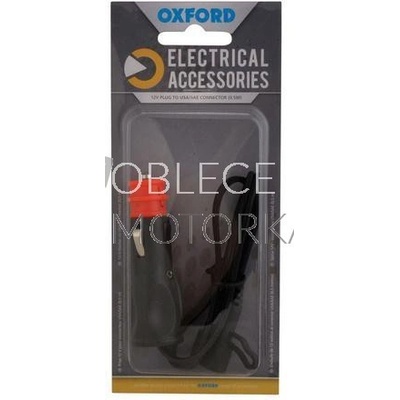 Prodloužený kabel se zásuvkou 12V standard, OXFORD (konektor SAE, délka kabelu 0,5 m)