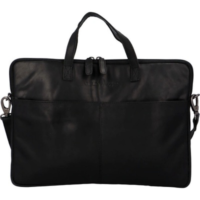 Green Wood luxusní kožená business taška Teodoe černá – Zbozi.Blesk.cz