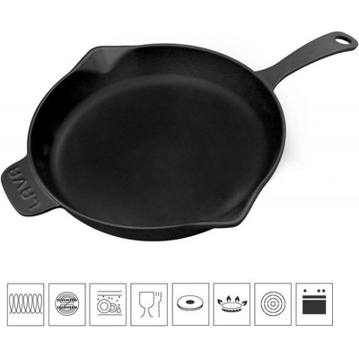 Lava Metal Litinová pánev ø 30 cm černá