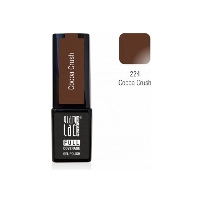 GlamLac Gel lak hnědý 224 Cocoa Crush 6 ml