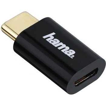 Hama redukce Micro USB/USB-C 2.0 černá