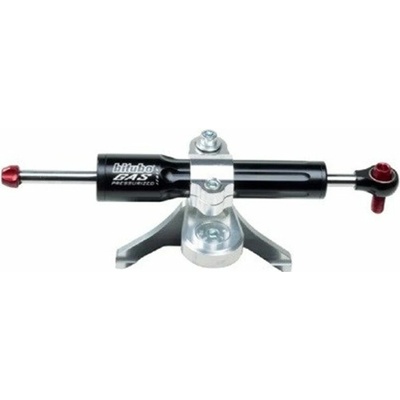 BITUBO Steering damper kit BITUBO for over tank mounting with black shock absorber