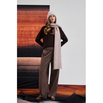 Moodo Кафяви панталони с широки крачоли Moodo Moodo | Kafyav | ЖЕНИ | XS