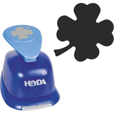 Heyda děrovač raznice modrý 25 mm Čtyřlístek