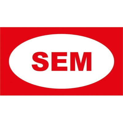 Walteco Sem, 90x50mm, samolepka Množstvo: 1 ks , 20083