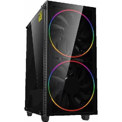 Кутия Gamemax Black Hole - Addressable RGB, E-ATX, 2 fans included (GM-12360300005)