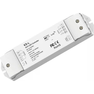 RGB/CCT/stmívací 3kanálový RF kontroler pro LED pásky