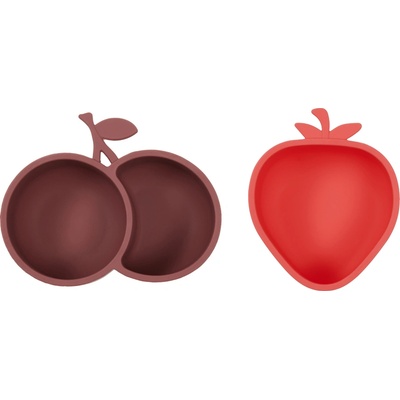 OYOY Yummy Strawberry & Cherry купички за закуски, 2 бр (M107407)