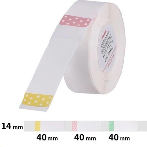 Niimbot A2A78768301, 14x40mm, 160 бр. , Точки, цветни самозалепващи етикети (A2A78768301)