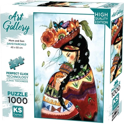 KS Games Пъзел KS Games от 1000 части - Майка и син (20778)