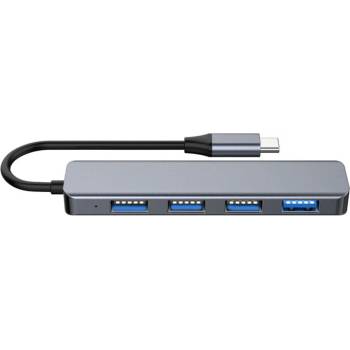 USB Type C Hub с 4 порта, 1 порт USB 3.0 + 3 порта USB 2.0 - Atron C683 (C683)