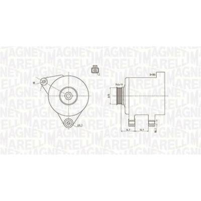 generátor MAGNETI MARELLI 063731789010