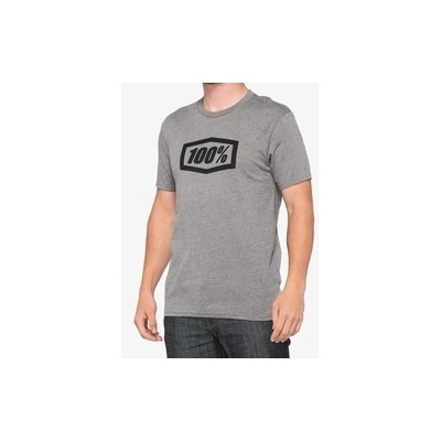 Pánské tričko 100% Gunmetal Heather Grey