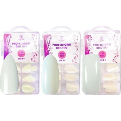 DIVINE cosmetics NT100 DIVINE umělé nehty 100 ks v krabičce