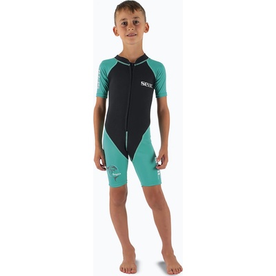 Detský SEAC Dolphin Shorty 1,5 mm black/tiffany