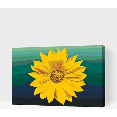 Vymalujsisam Malování podle čísel Žlutý květ 1