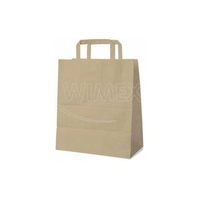 Wimex W Papierová taška hnedá 26+14x32cm -1ks