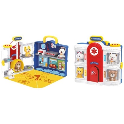 Wiky Преносима болница за животни с ефекти 28x14x28 см