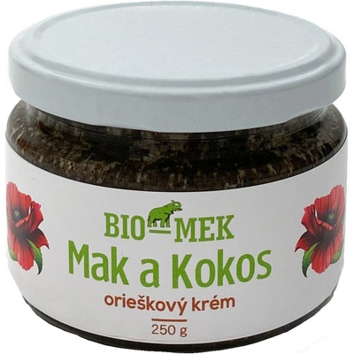 Bio-Mek makový krém Mák a kokos 250 g