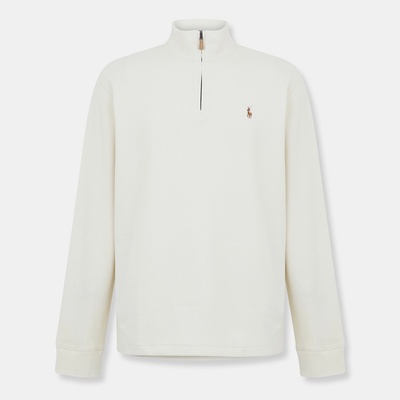Ralph Lauren Поларена блуза Polo Ralph Lauren Estate Fleece Quarter Zip Sweater - Parchment Cream